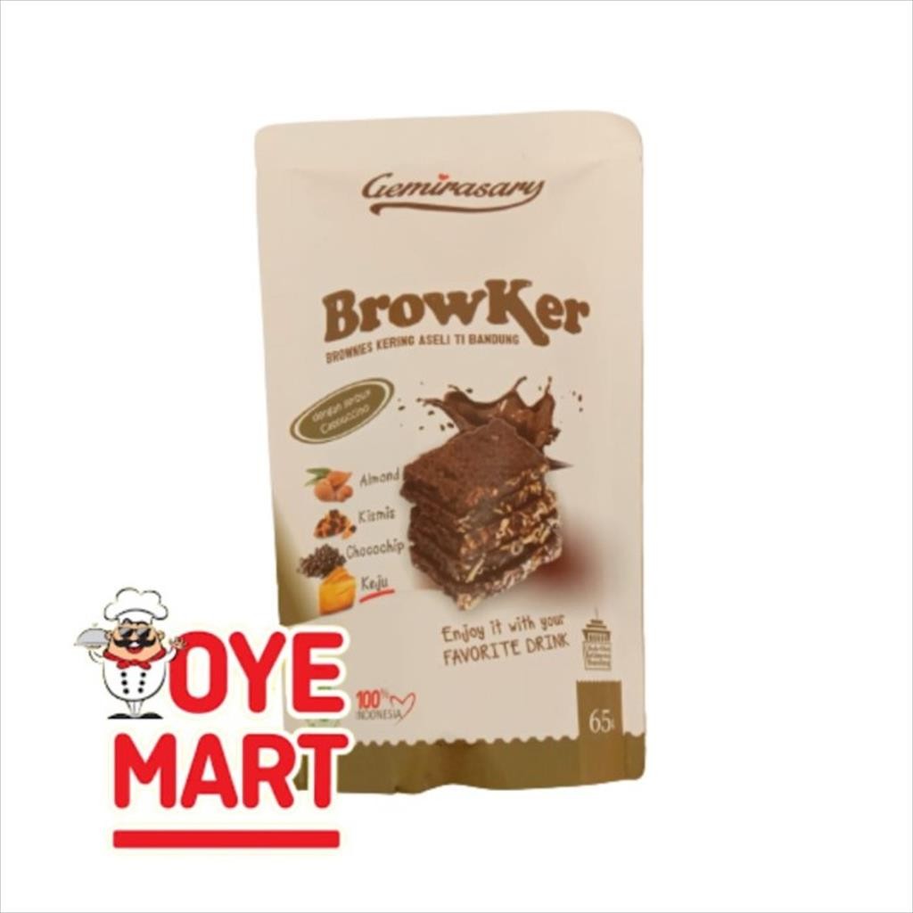 

GEMIRASARY BROWKER RASA CAPPUCCINO 65GR/BROWNIES KERING