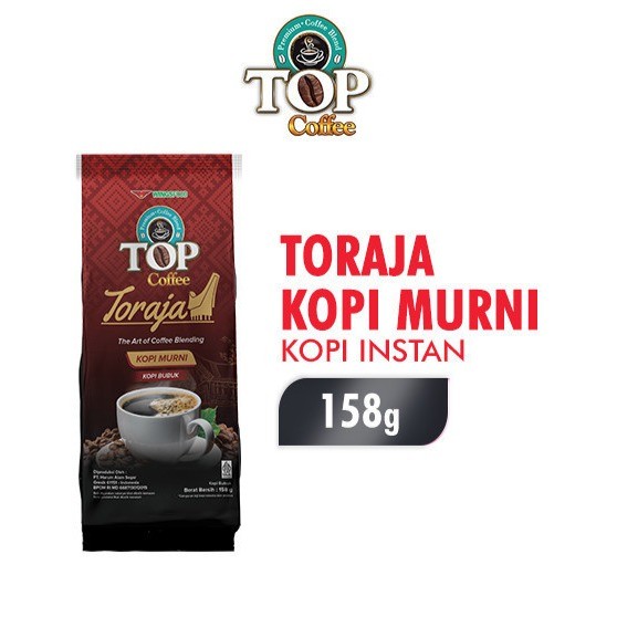 

Top Coffee Kopi Instan ASLI KHAS Toraja Murni 158 gr