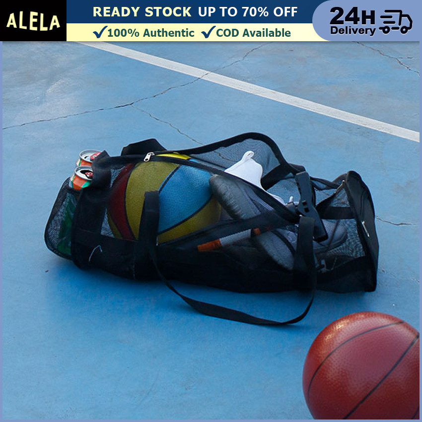 Tas Jaring Besar Jumbo Tempat Bola Olahraga Tas Alat Selam Renang Snorkling Scuba Diving Pantai Mesh