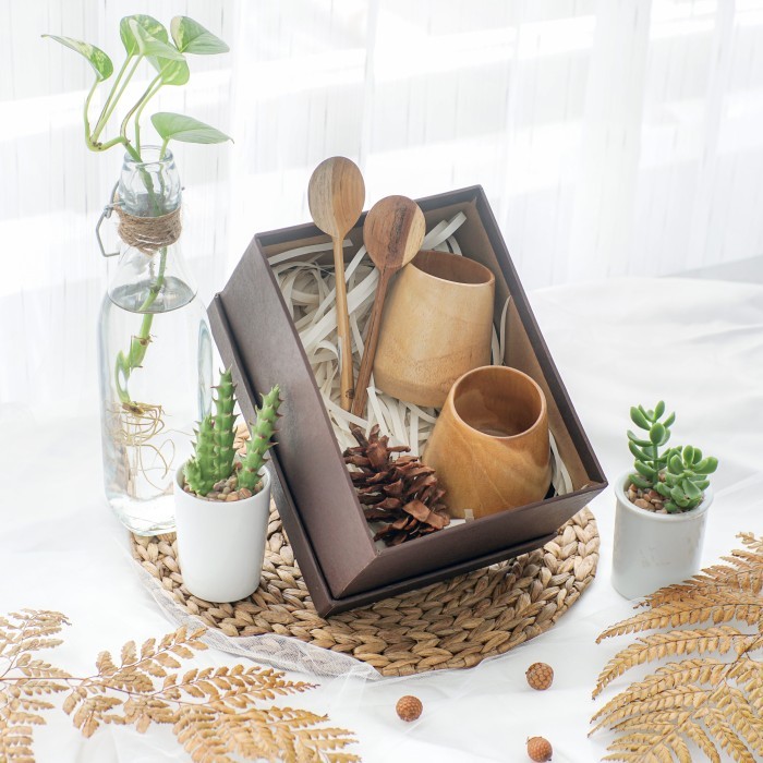 

DISKON Parsel Ramadan | Dekayu Hampers Dua | Wedding Gift | Parcel Lebaran - H. Dua Reguler