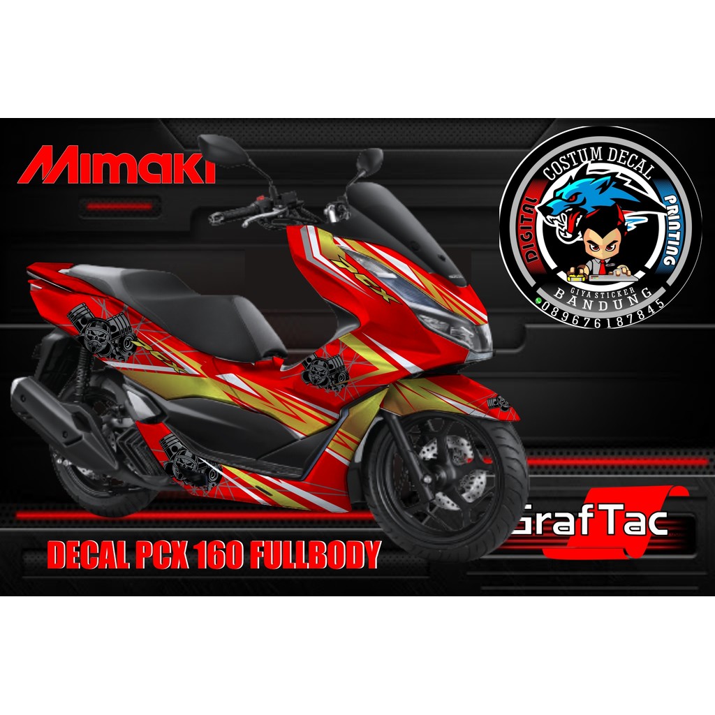 Decal Sticker Honda PCX 160 2021 Fullbody - Dekal PCX160 New