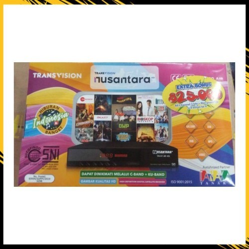 Tanaka Digital receiver TN-01 4K Transvision Nusantara HD Strawberry