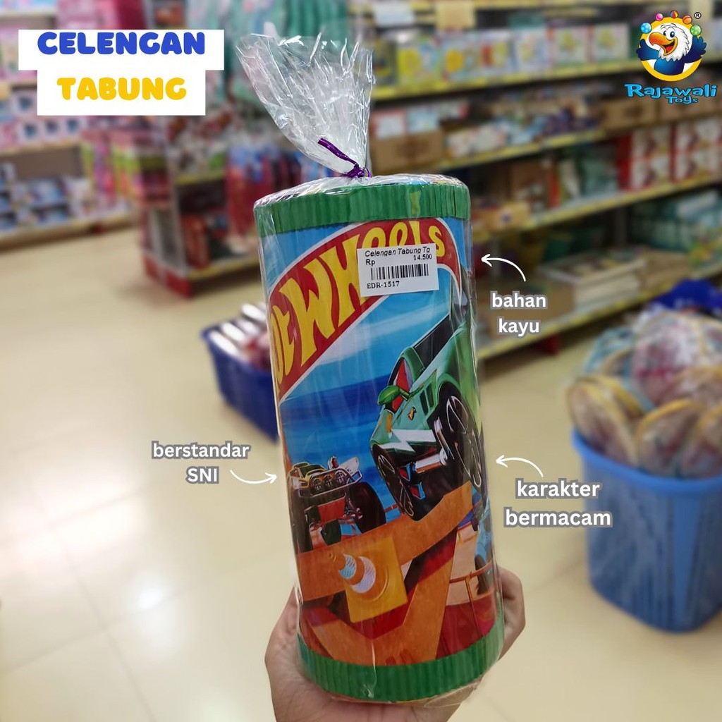 CELENGAN TABUNG ANAK KARAKTER/MAINAN ANAK CELENGAN KARAKTER