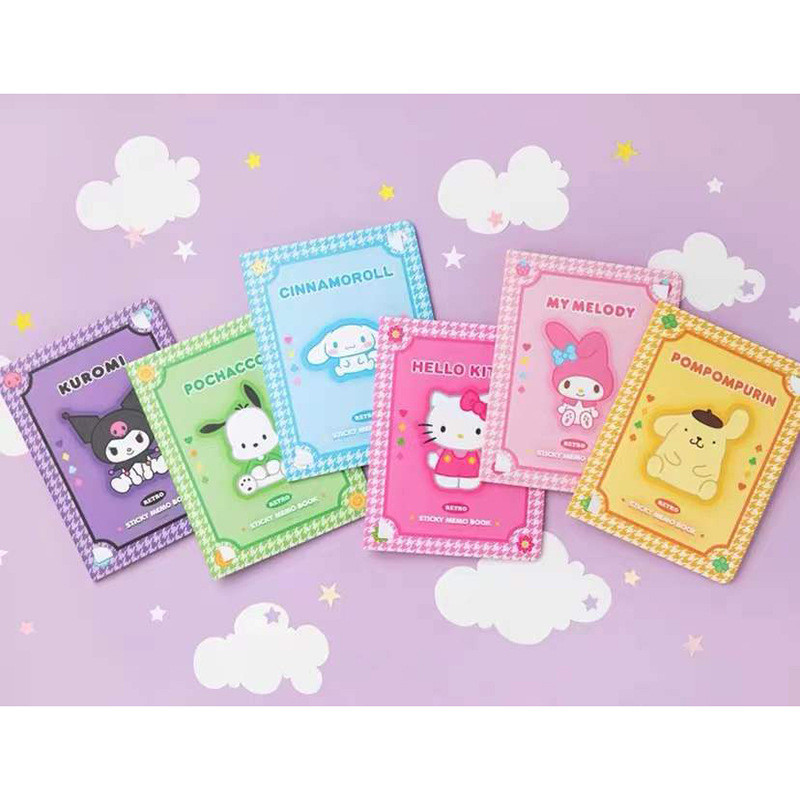 

Kawaii Sanrio Hello Kitty Convenience Book Mymelody Kuromi Cinnamoroll Note Book Cute Paste Notepad Student Office Stationery