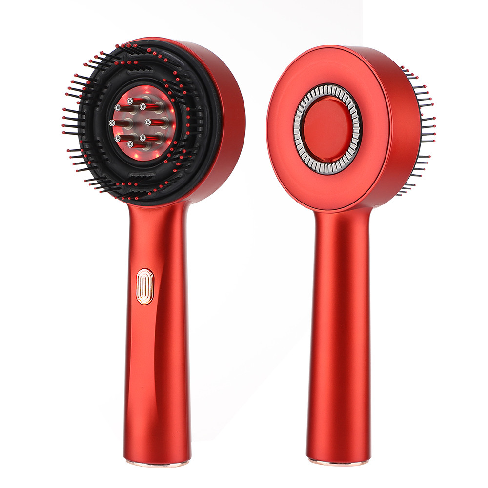 

3 Modes Scalp Massage Comb 630nm Red Light Hair Care Comb Head Medicine Applicator Head Scratcher Scalp Relax Health Care