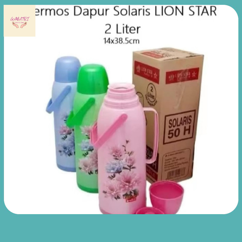 Termos Terkini / murah termos air panas 2liter lion star / thermos solaris tahan 48 jam harga grosir