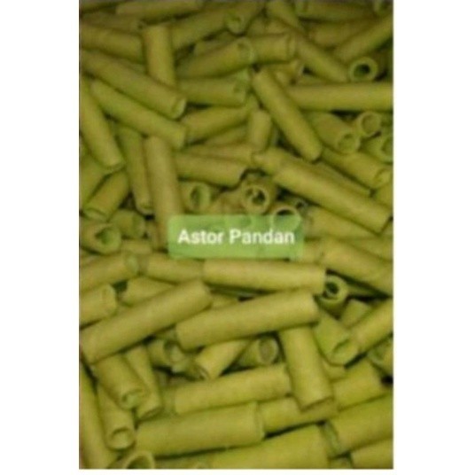 

Snack wafer roll Astor mini rasa pandan 250gr