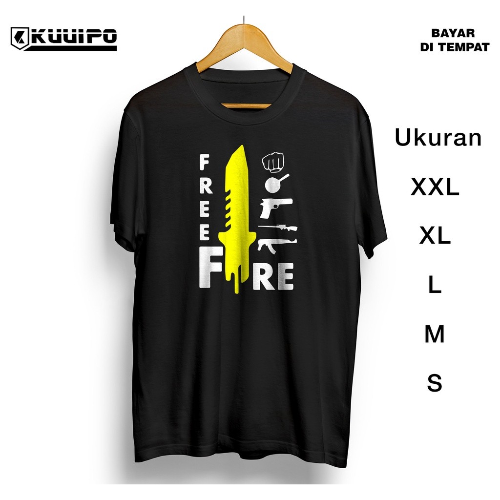 Kaos Gamer Free Fire / FF
