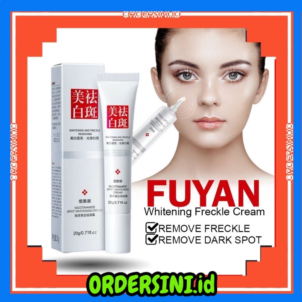 ODS FUYAN Cream Penghilang Flek Hitam Nicotinamide Spot Whitening Cream 20g