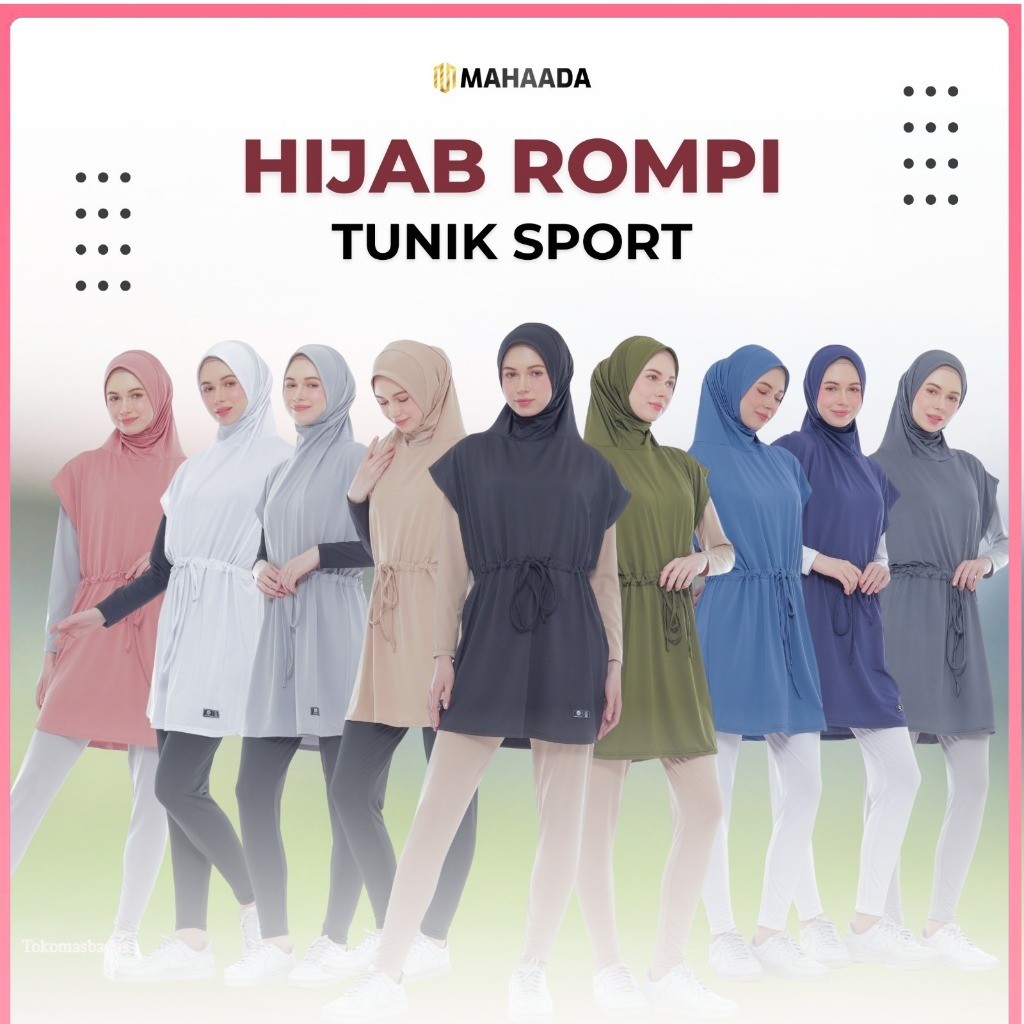 HIJAB ROMPI TUNIK SPORT Stylish & Nyaman untuk Aktivitas Olahraga