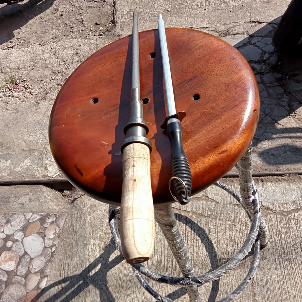 Stik Honing Asah Pisau / Asahan Stik Kristal Panjang / Honing Bar Pengasah Pisau - Bar Asah Pisau be