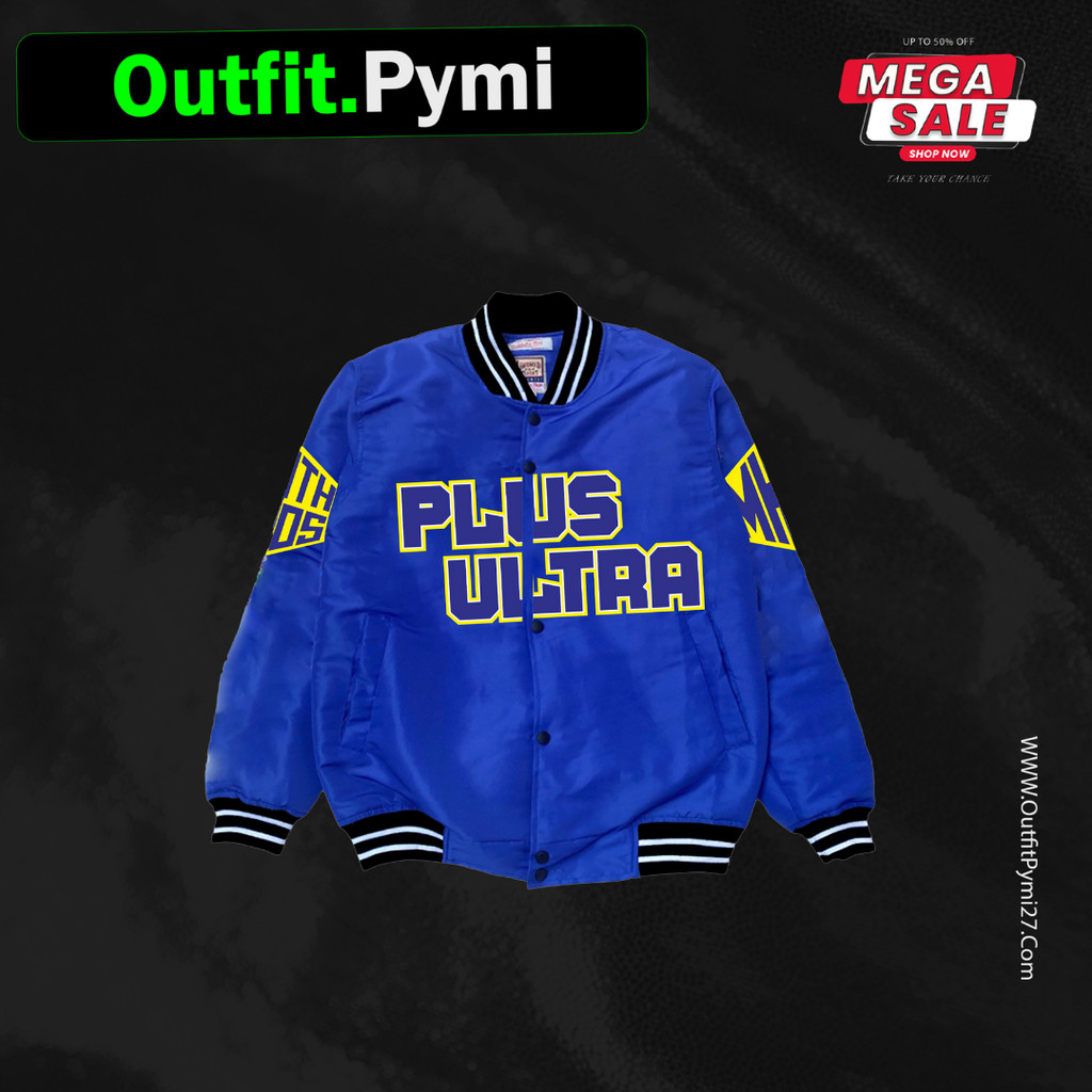 JAKET VARSITY EVOS MY HERO ACADEMIA "PLUS ULTRA" COACH TERBARU TAHUN 2024 RRQ ONIC EVOS ALTEREGO ECH