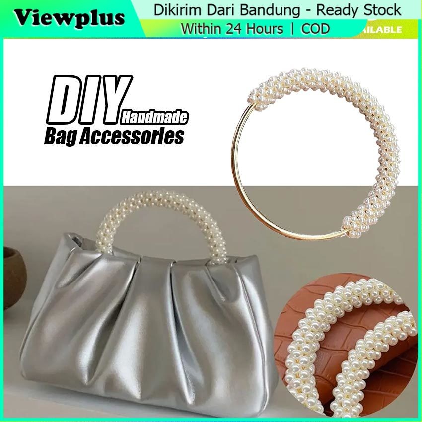 Handle Pegangan Tas Mutiara Alloy