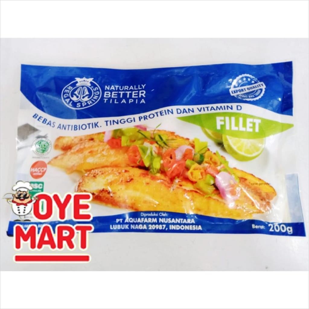 

IKAN FILLET TILAPIA 200GR IKAN TILAPIA