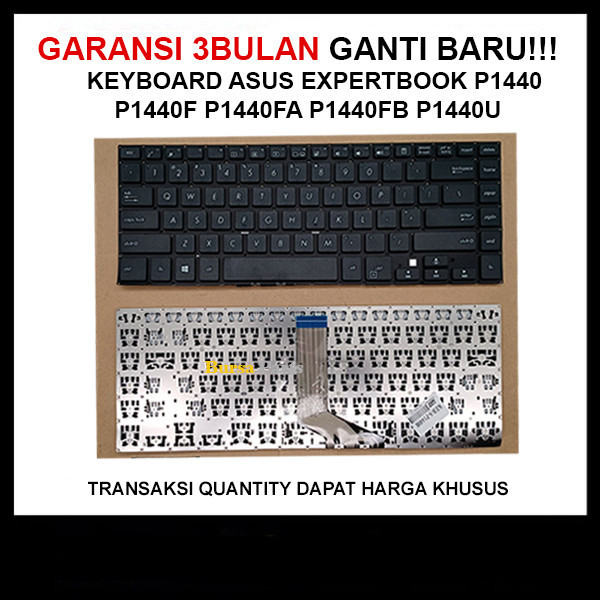 Keyboard Asus Expertbook P1440 P1440f P1440fa P1440fb P1440u P1440uf .