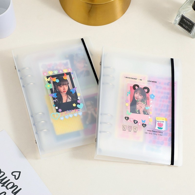 A5 A5 Kpop Binder Photocards Holder Binder Cards Collect Book Album DIY Binder Postcard Photo Albums