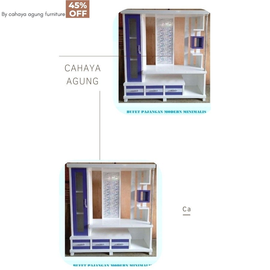 Bufet tv bufet pajangan modern