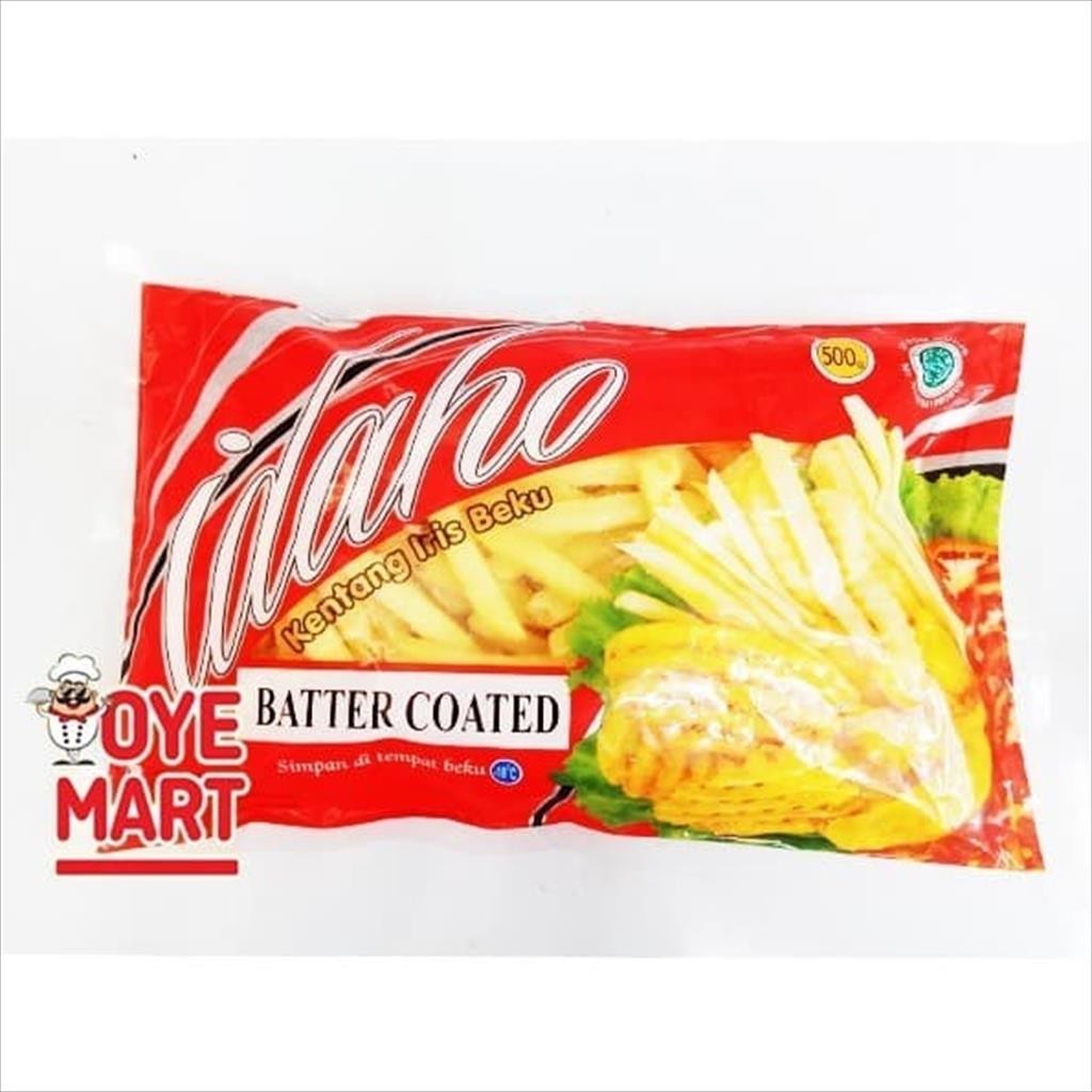 

IDAHO BATTER COATED 500GR KENTANG GORENG BEKU FRENCH FRIES