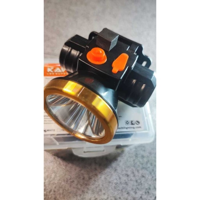 Lampu Senter Kepala Mini Kawachi LED Super 5W Cahaya Putih 1200mAH