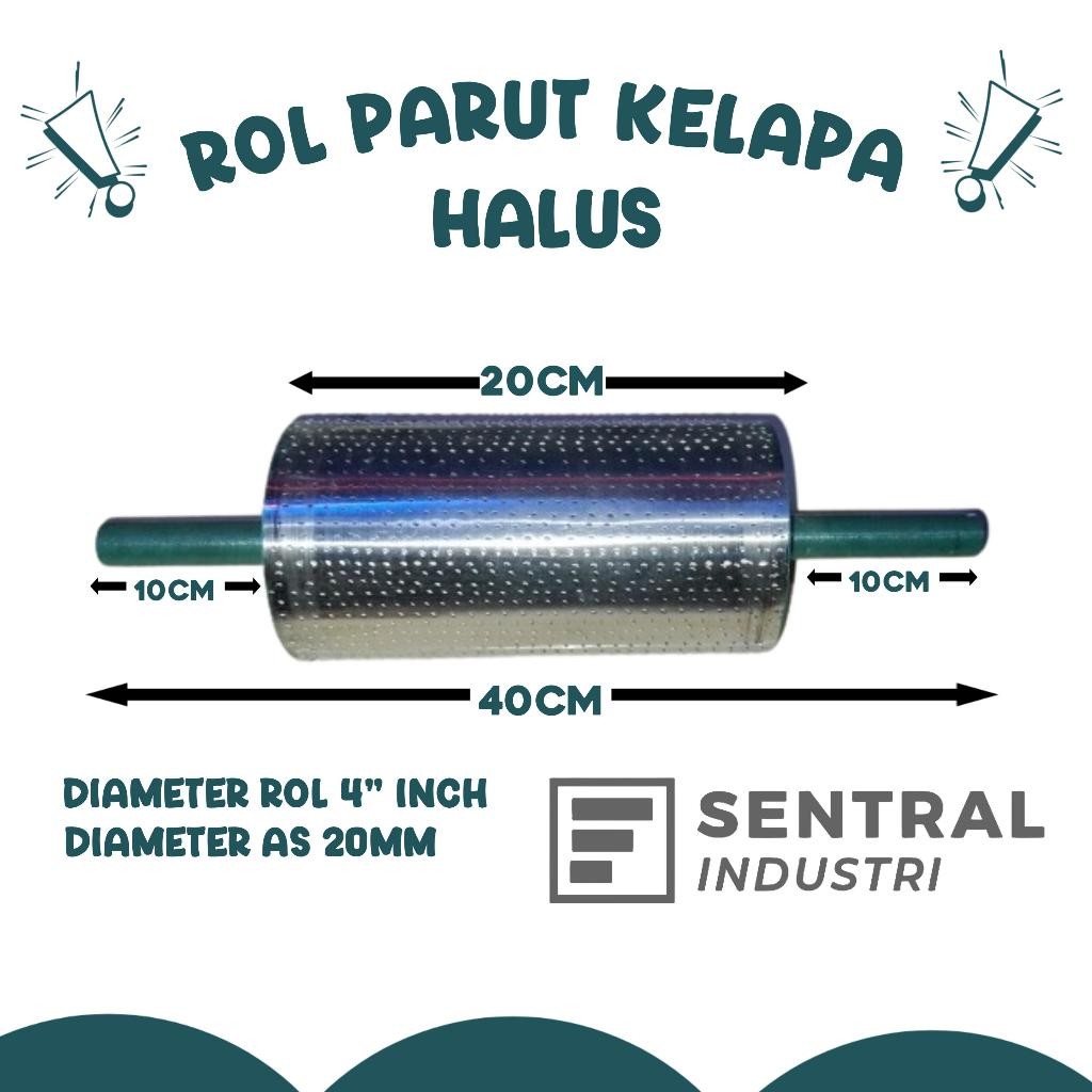 SN27L Roll Parutan Kelapa | Mata Parutan Halus | Premium Quality Stainless Steel
