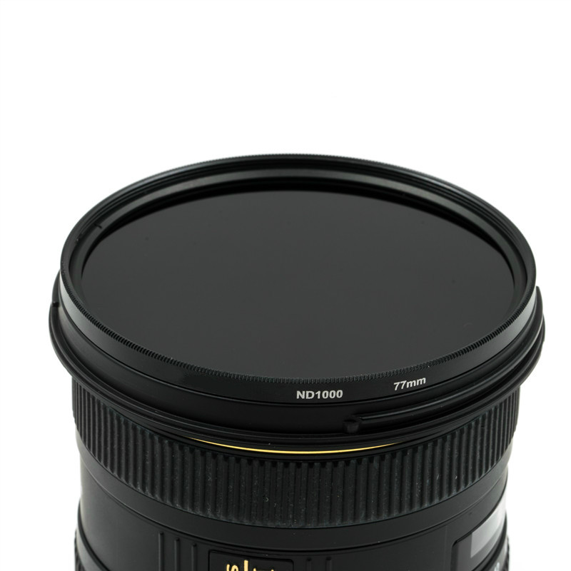 ND32 ND64 ND400 Nd1000 Nd2000 ND Glass Neutral Density Lens Filter 37/49/52/55/58/62/67/72/77/82 Mm 