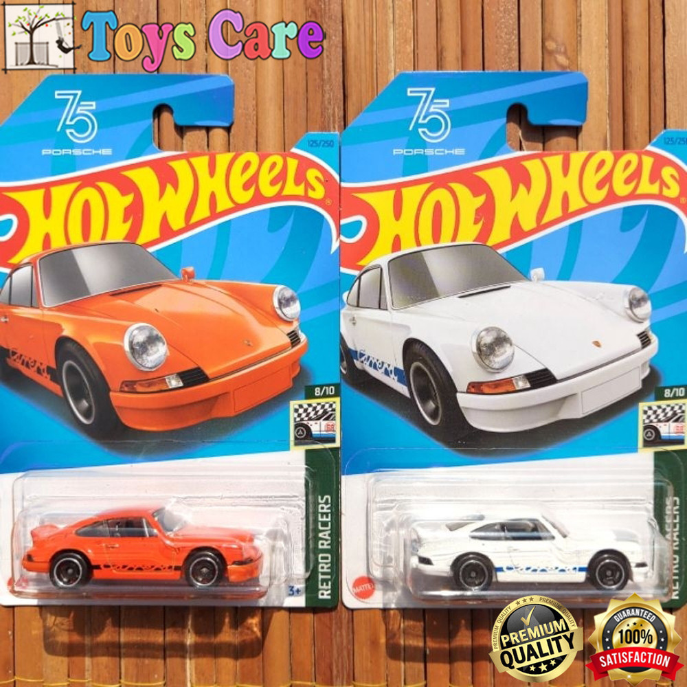 Hot Wheels Porsche 911 Carrera Rs 2.7 Putih Orange 2023 Sport Car Rwb GT LBWK Hotwheels Original