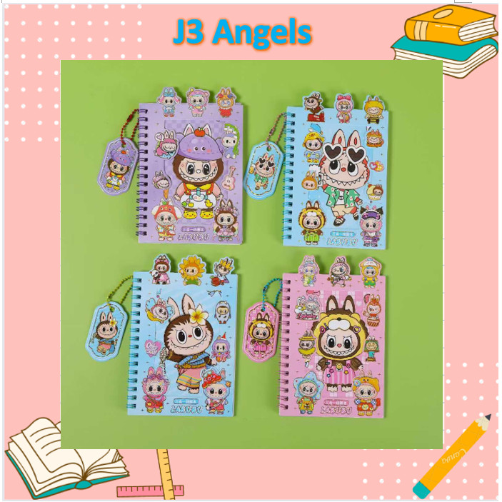 

J3 - Set Buku stiker labubu besar Modern Book stiker