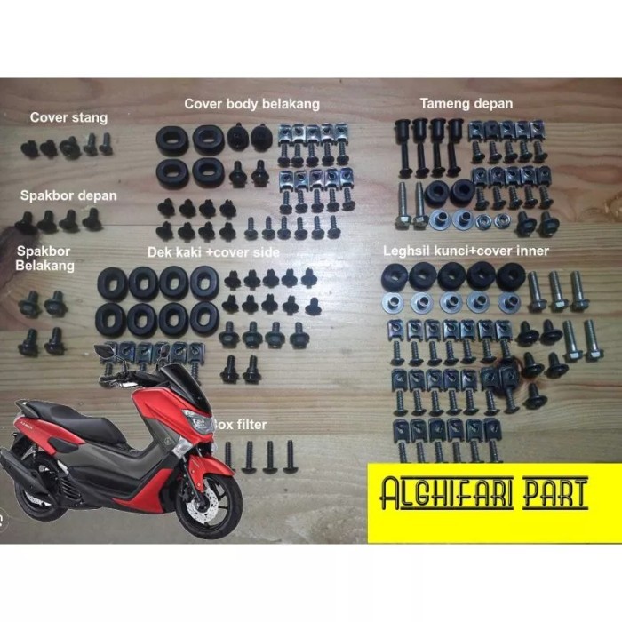 baut fulset body nmax old tahun 2016-2019 baut nmax old