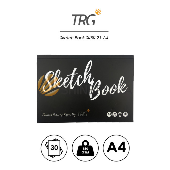 

Sketchbook Sketch Book A4 150gsm TRG - Kertas Buku Gambar & Sketsa TRG