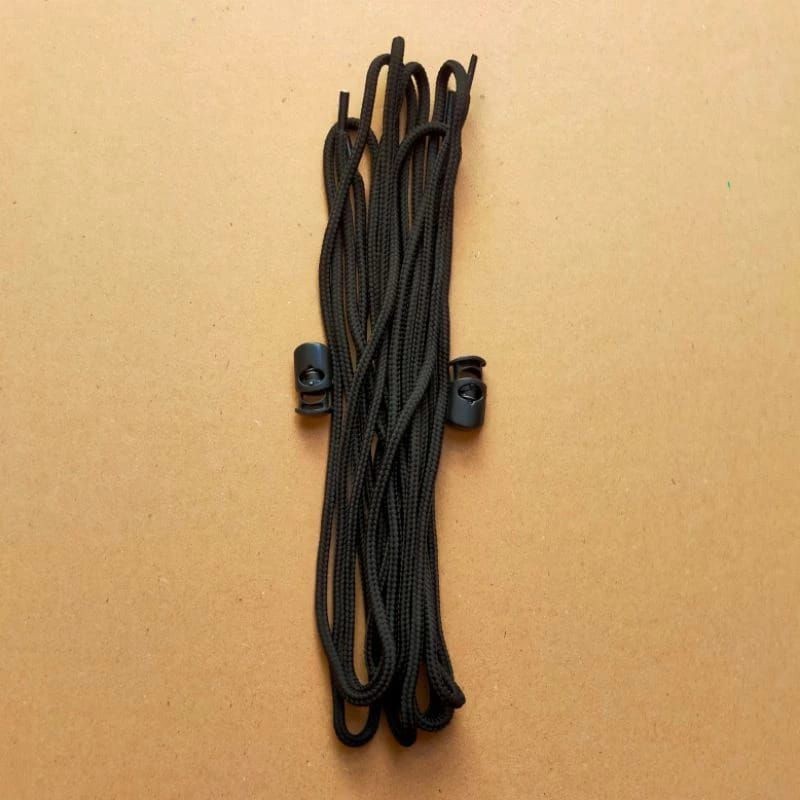 Tali Sepatu Pdl Bulat Panjang 2 Meter / 200 Cm Bahan Katun Tidak Berbulu - TALI KARET CELANA PDL