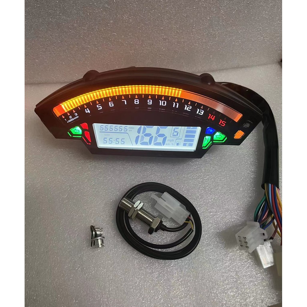 ZX10R ZX-10R 2012-2017 Motorcycle LED Speedometer Digital Odometer Tachometer Fuel Gauge Meter