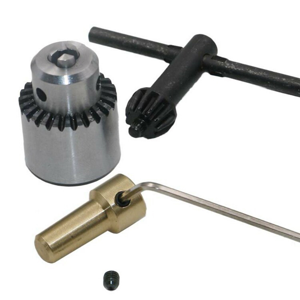Micro Motor Drill Chuck Clamping Range 0.3-4mm Taper Mounted Mini Drill Chuck