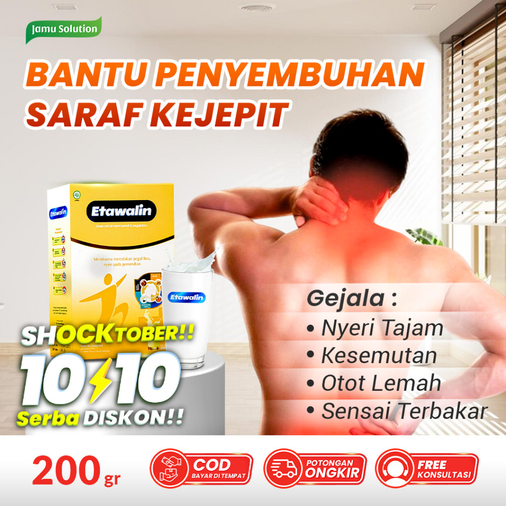 

Etawa Goat Milk ETAWALIN Susu Kambing Herbal Bantu Atas Syaraf Kejepit 1 Box