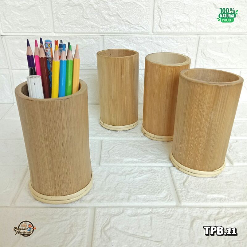

Tempat Pensil/Pulpen dari Bambu type TPB.11