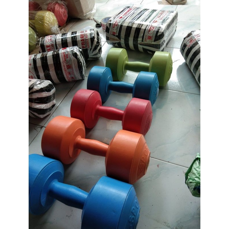 Barbel Warna 4 kg Murah/Dumbbell Warna Murah 4 kg/Barbel Warna Warni 4 kg/Barbel Fitnes 4 kg