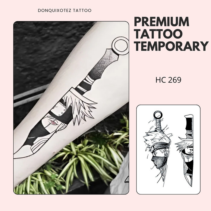PREMIUM Tattoo Temporary Tato Semi Permanen Fruit Ink HC-269 tato temporer premium  lengan tangan ta