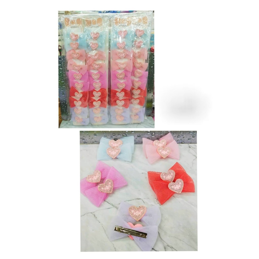 MCC JEPIT BEBEK MOTIF LOVE IMPORT