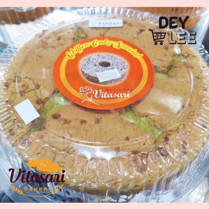 

VITASARI Chiffon Cake Special PANDAN Bulat 20cm Bandung