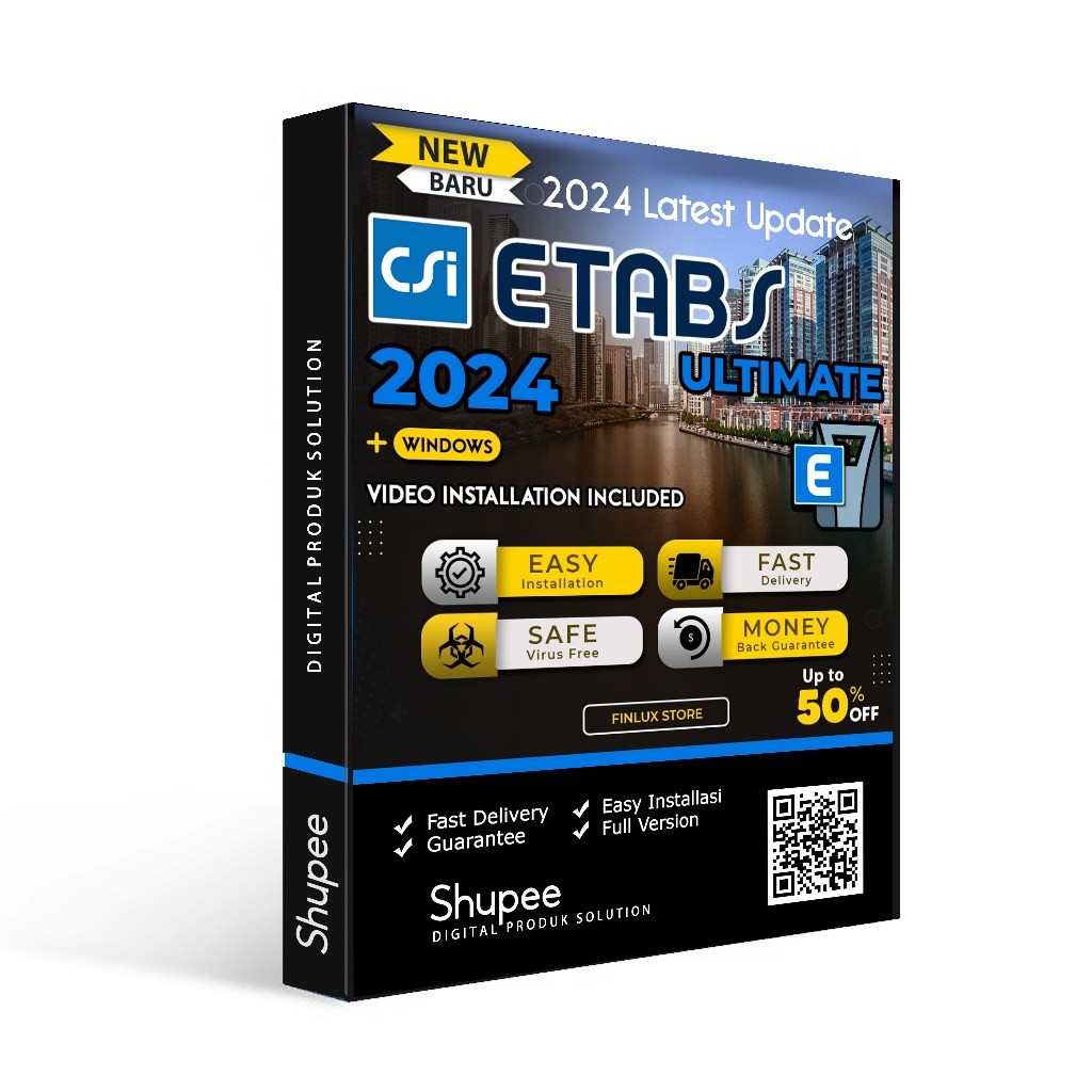 Software Komputer CSI ETABS Ultimate Latest 2024 Full