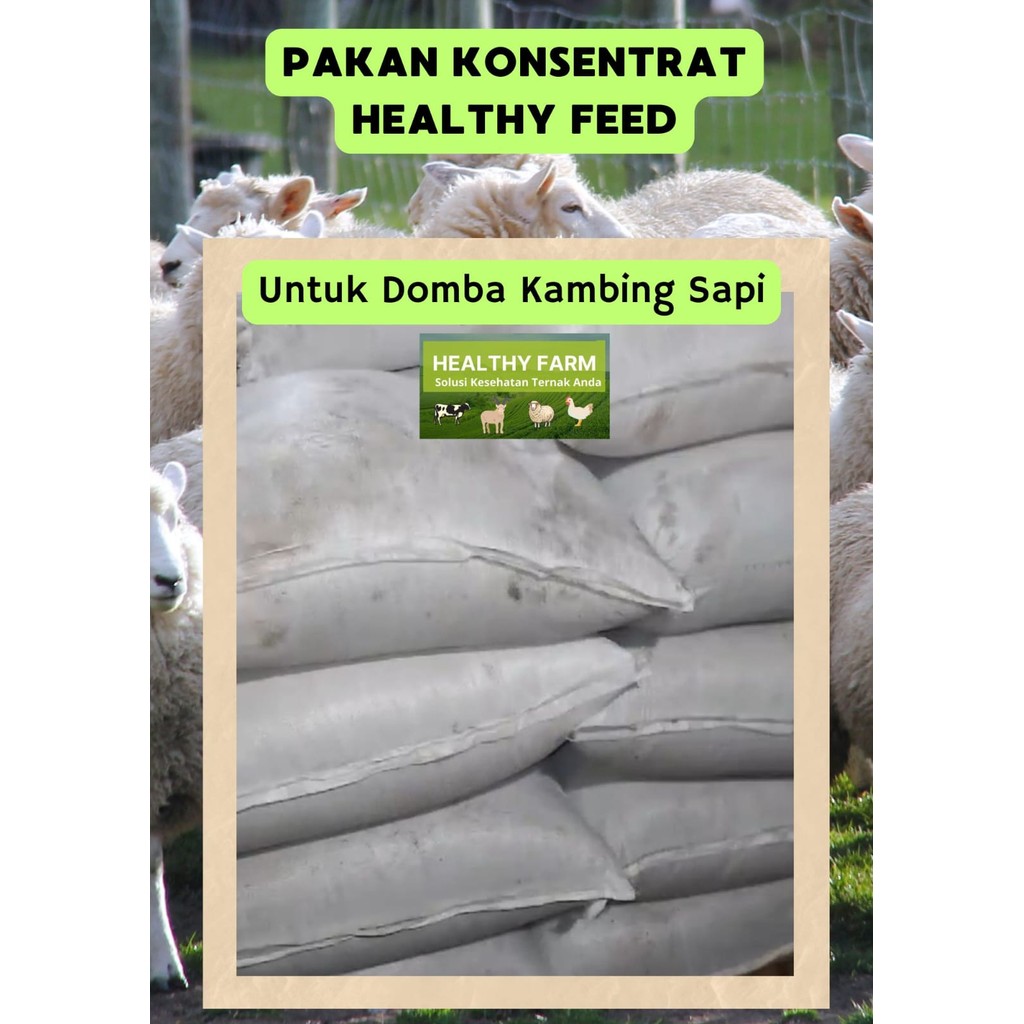 Super Premix 40 kg - Suplemen Healthy Feed Untuk Domba Kambing - Premix Kambing - Premix Sapi - Prem