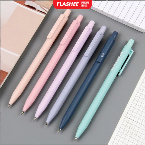

Flashee Pensil Mekanik Lucu 0.7 mm Warna Morandi Pastel Estetik Korean Style Mechanical Pencil