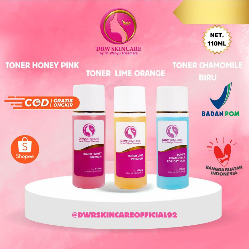 (COD) TONER DRW SKINCARE UNTUK KULIT BERJERAWAT MENGHILANGKAN JERAWAT BEKAS JERAWAT DAN FLEK