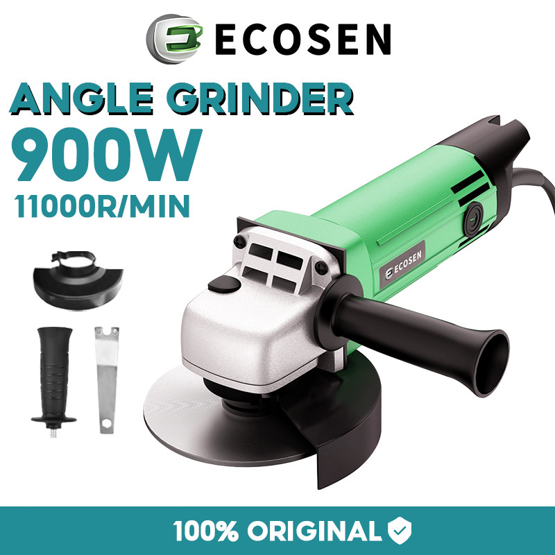ECOSEN 900W Mesin Gerinda Tangan Listrik 4'Gerinda Murah Berkualitas Kualitas Gerinda tangan