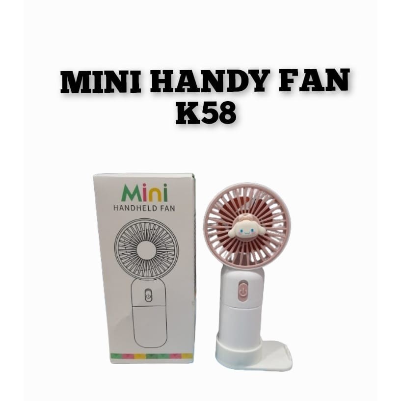 

Kipas Mini Handy Fan K58 / Kipas Angin Portable Mini Tangan