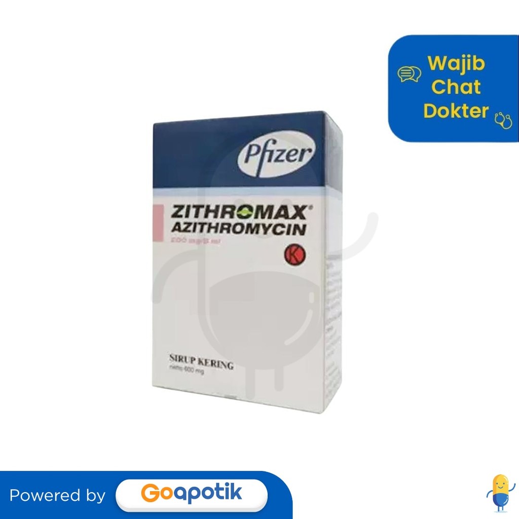 Zithromax Syrup Isi 15 Ml Botol