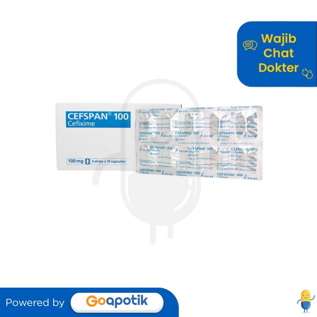 Cefspan 100 Mg Strip 10 Kapsul