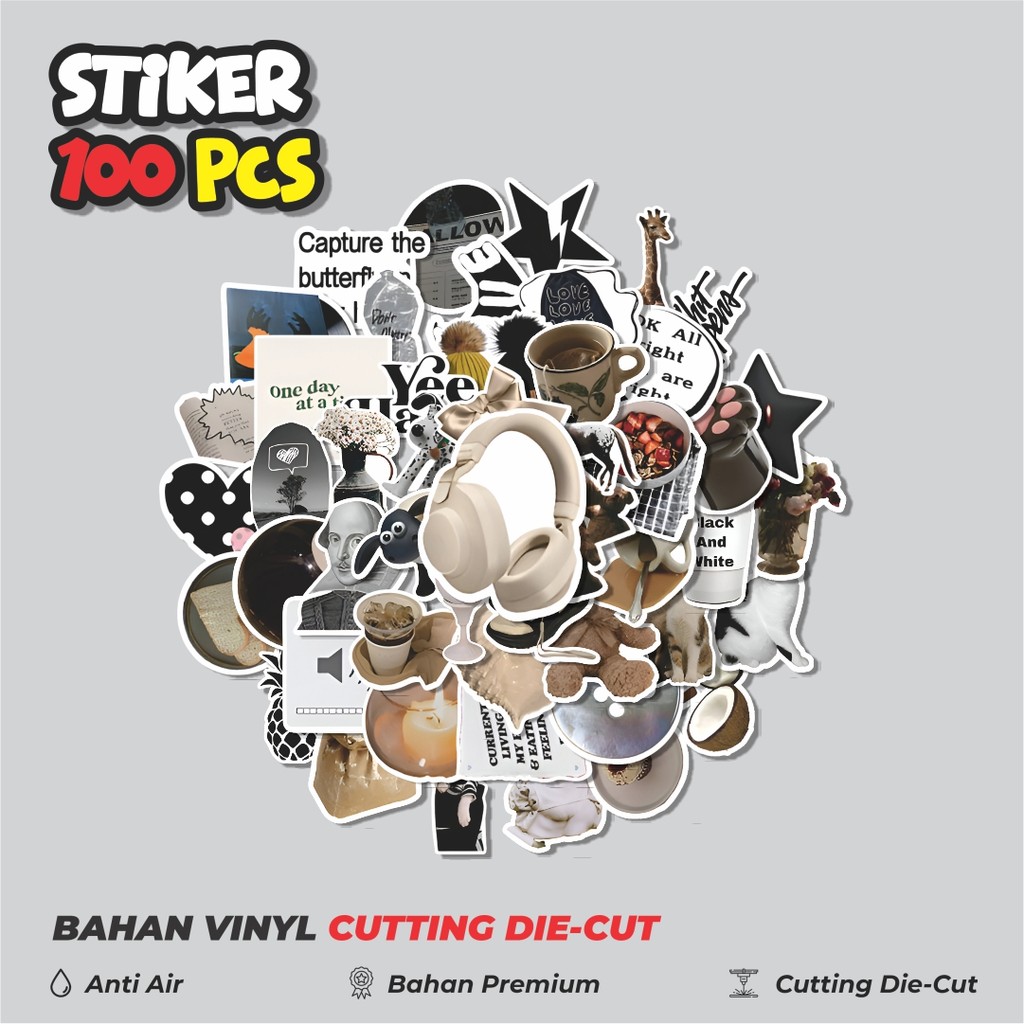 

Terbaru! 50 pcs Stiker Modern Fashion Classic Vintage Dekorasi Lucu Kreatif untuk Notebook, Skateboard, HP