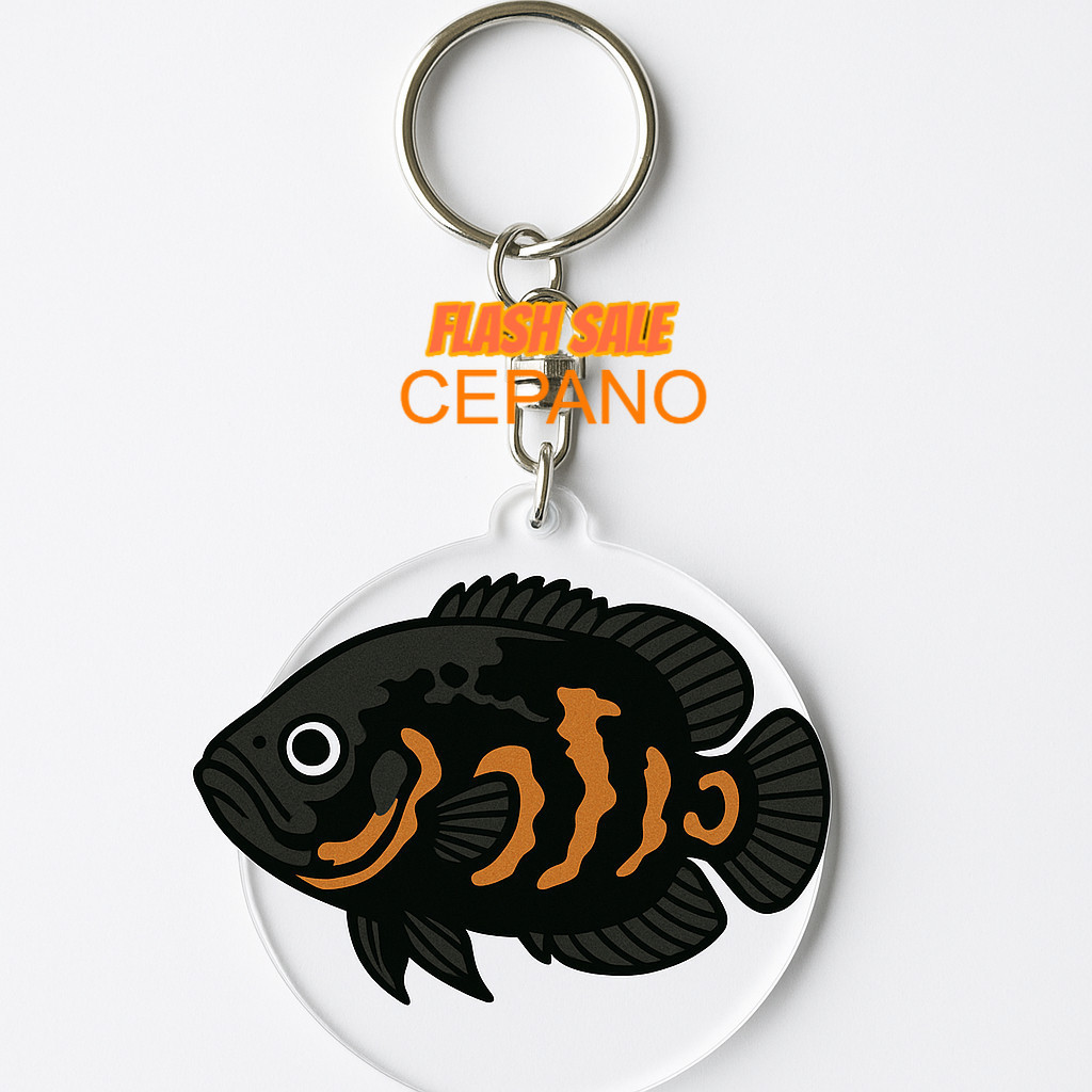 GANCI OSCAR HITAM BATIK TEMBAGA 7 8 9 CM GANTUNGAN AQUATIC