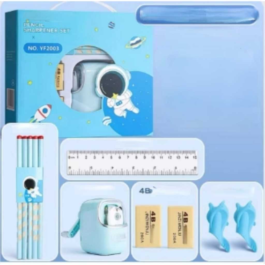 

JAMIN MURAH !!!STATIONERY SET 5 IN 1 RAUTAN PENSIL 12 PCS PENGHAPUS / SET ALAT TULIS(BISA LANGSUNG ORDER)