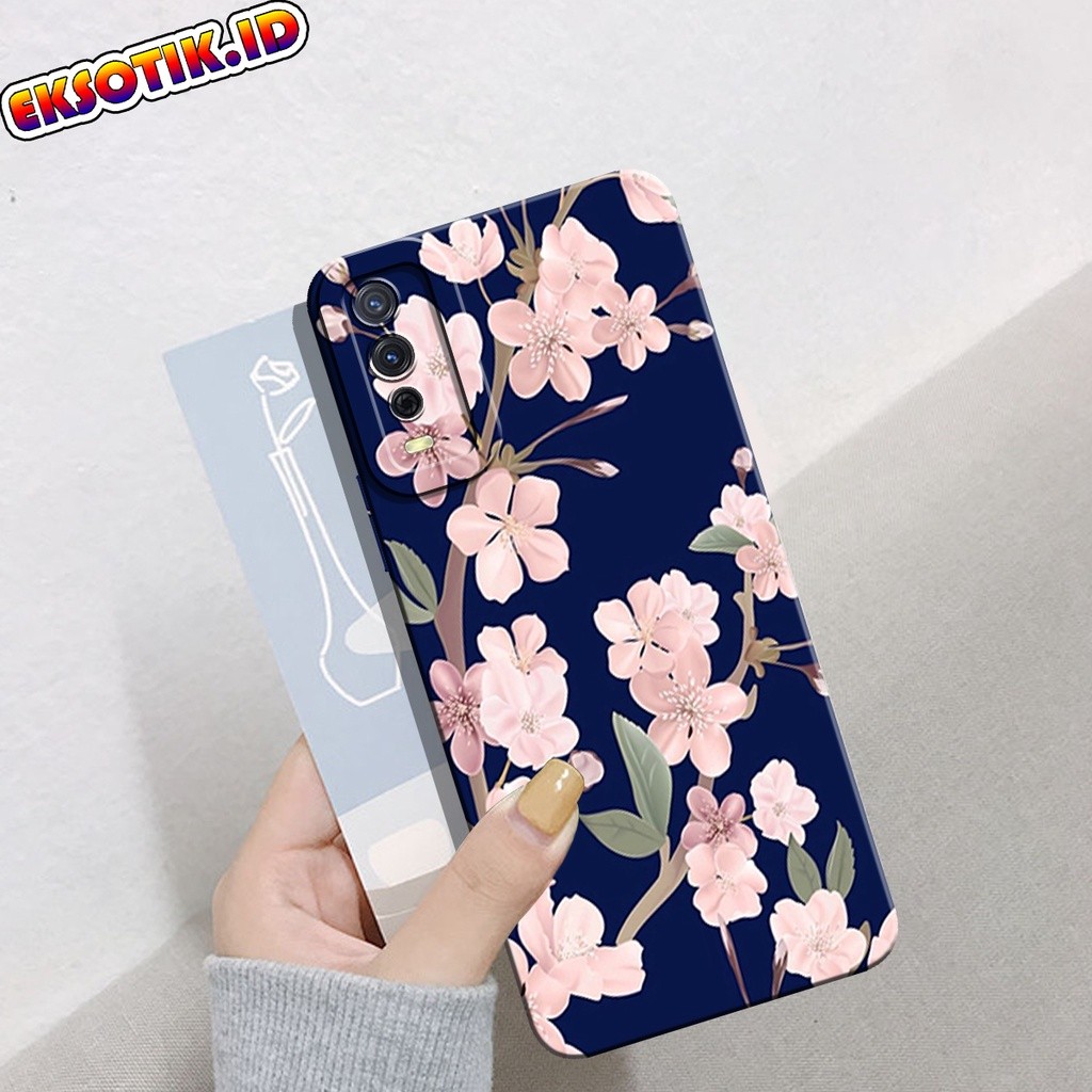 Case VIVO Y12s Y20 Y20s- Eksotik.id - Casing VIVO Y12s Y20 Y20s - Case BUNGA - Skin Handphone - Sili